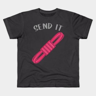 Send it rock climbing T-shirt Kids T-Shirt